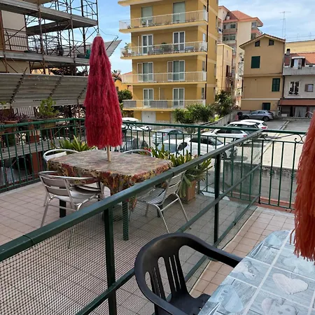 Mare Blu 1 Piano Con Terrazzo 펜션 *